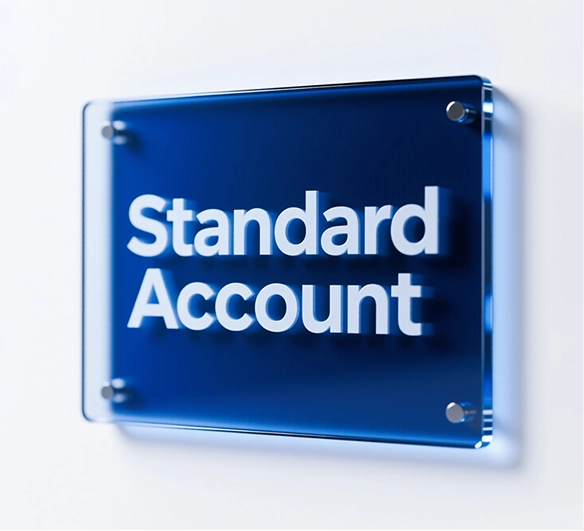 Standard account Mobile Version