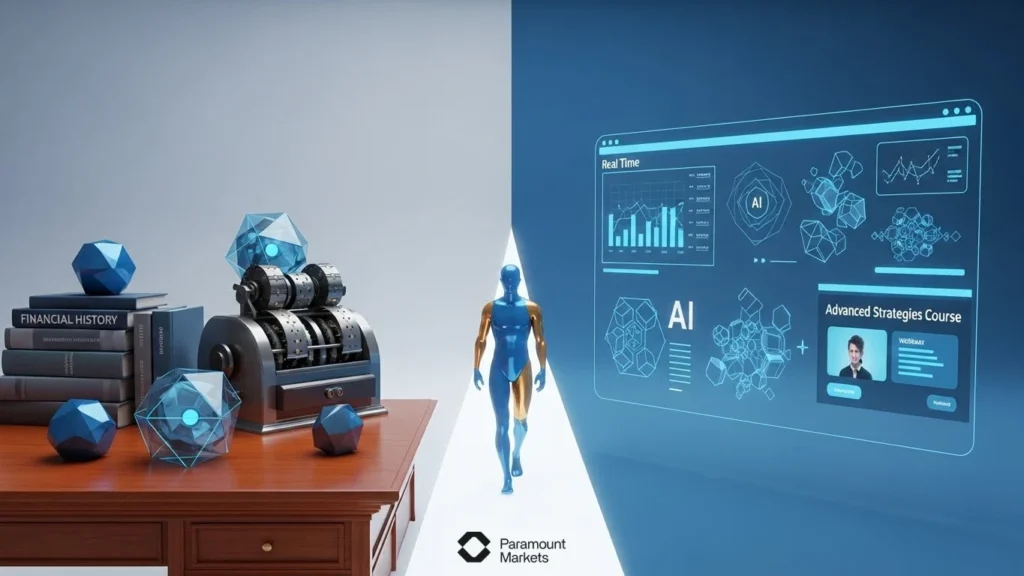 Trader conducting market research and drafting a financial trading plan to ensure disciplined, emotion-free decision making.